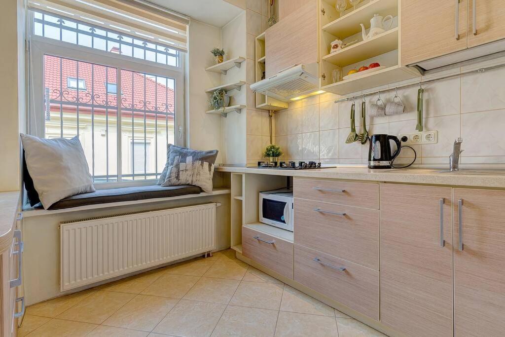 Private Entrance-2 Rooms-Old Town- Free Parking Wilno Zewnętrze zdjęcie